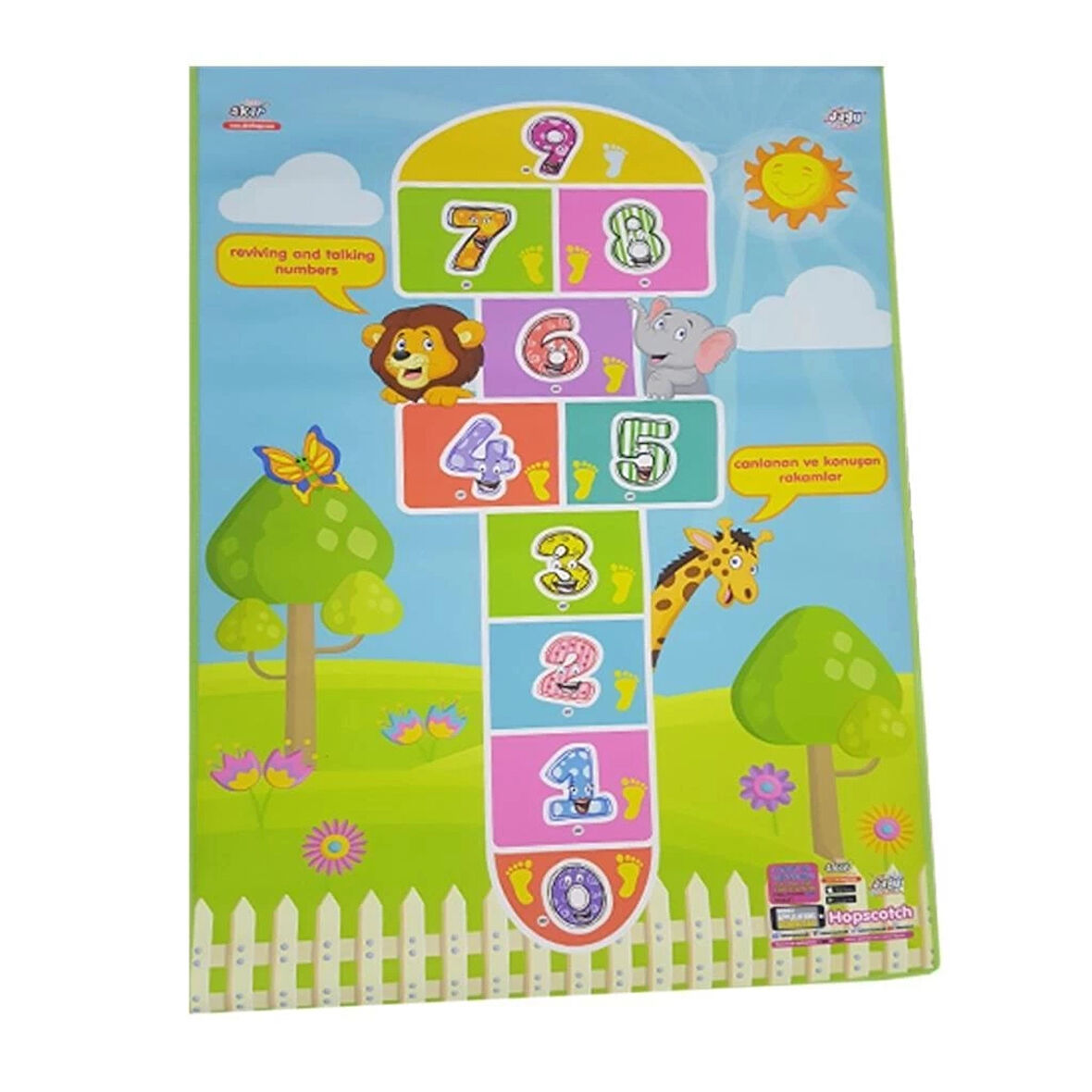 CEYLAN ADAM Nessiworld 97-955 Jagu Oyun Halısı Seksek 150X100
