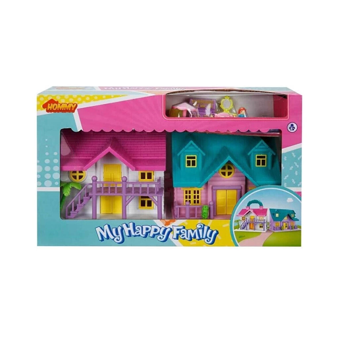 CEYLAN ADAM Nessiworld 2079 Sunman, 2 Katlı Büyük Ev Oyun Seti Villa