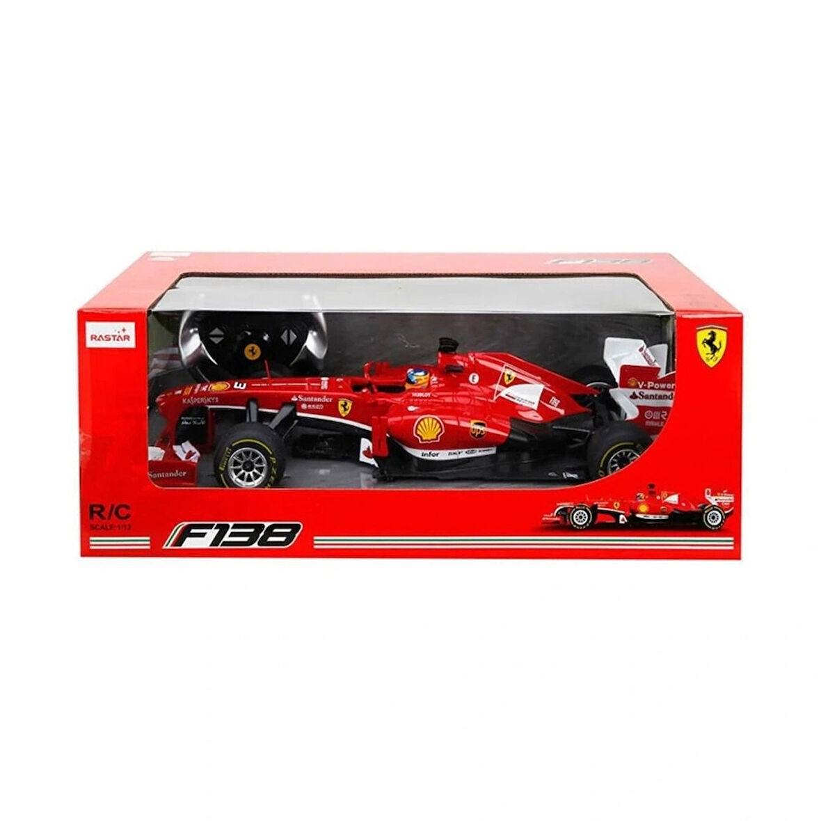 CEYLAN ADAM 57400 Rastar 1:12 F1 Ferrari F138 Uzaktan Kumandalı Araba