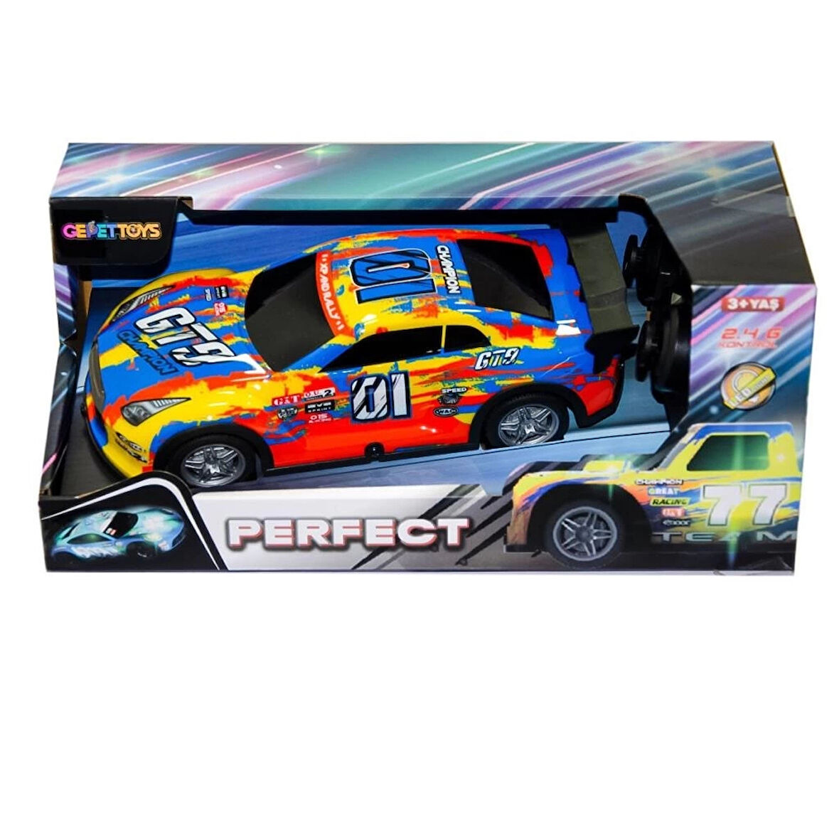 CEYLAN ADAM  UJ99-P220 1:20 2:4GHz Kontrollü Şarjlı Full Led Işıklı Araç - Gepettoys