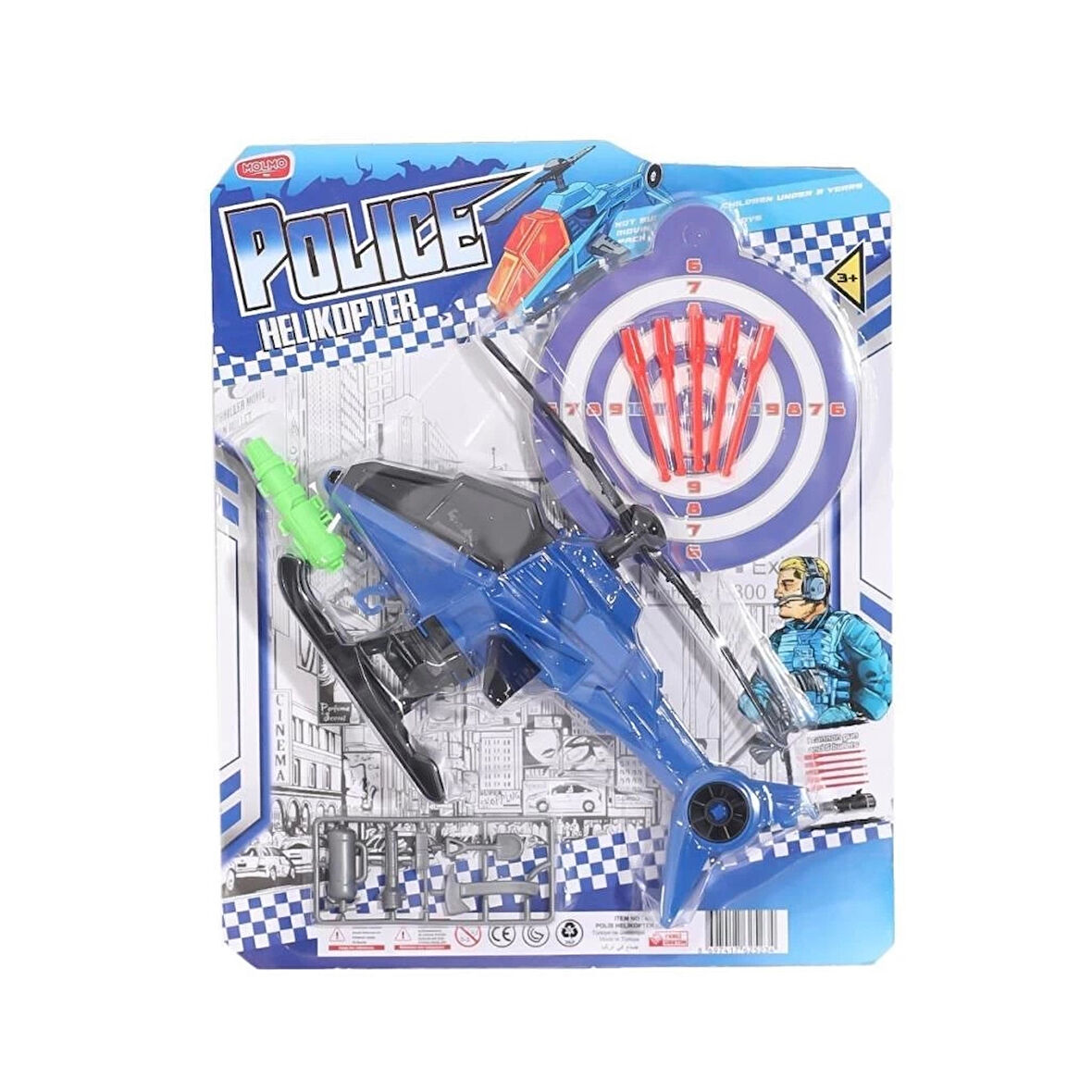 CEYLAN ADAM  ML523 Kartela Polis Helikopteri -Molmo