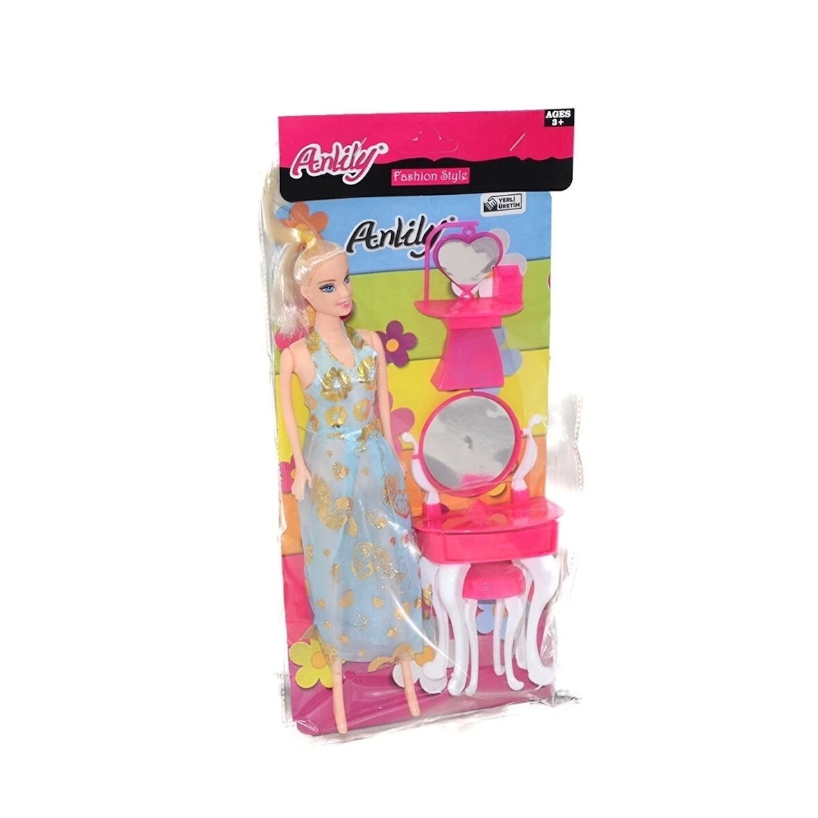 CEYLAN ADAM  02260 Oydaş, Anlily Makyaj Masalı Bebek / Kartela / +3 yaş