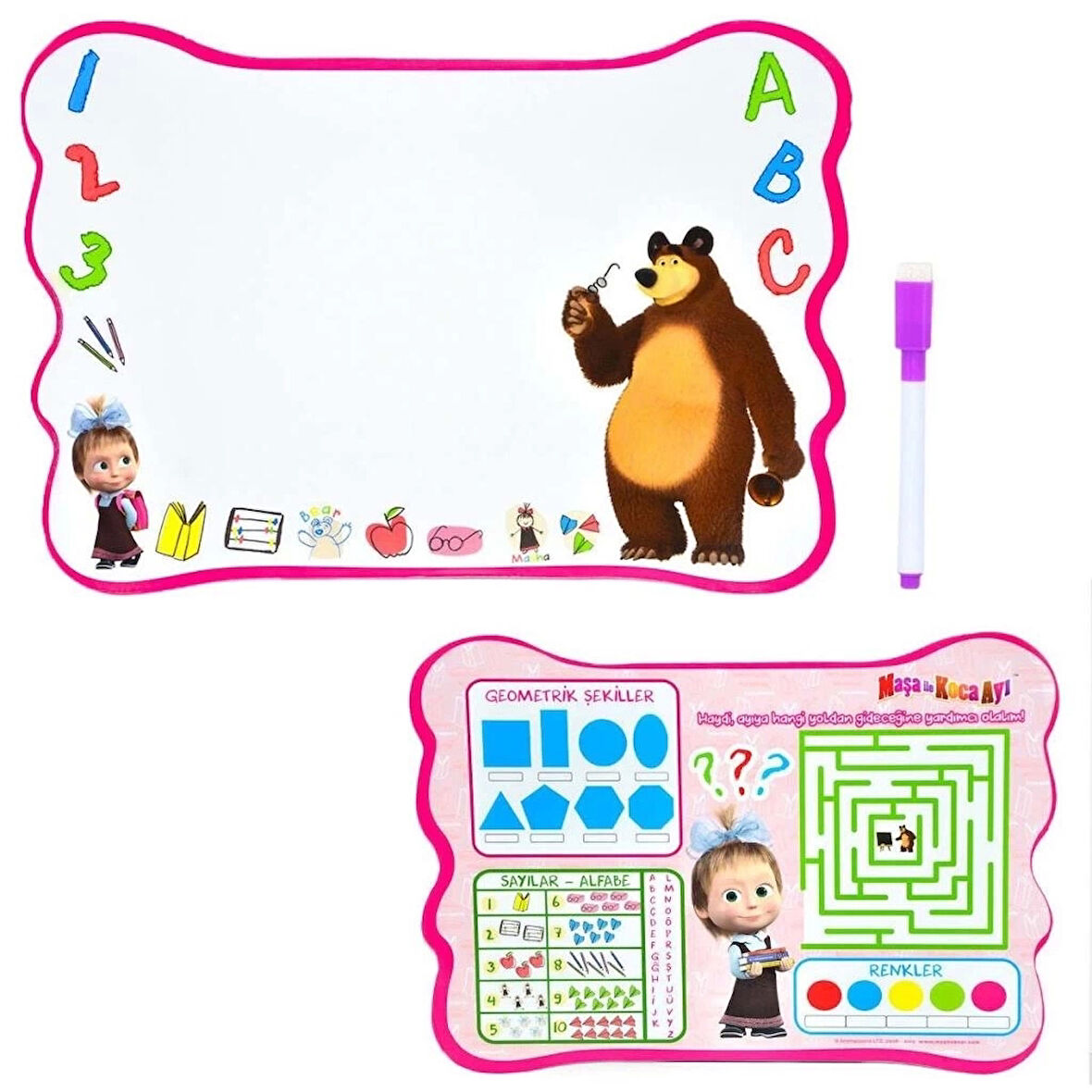 CEYLAN ADAM   Maşa ile Koca Ayı Yazı Tahtası