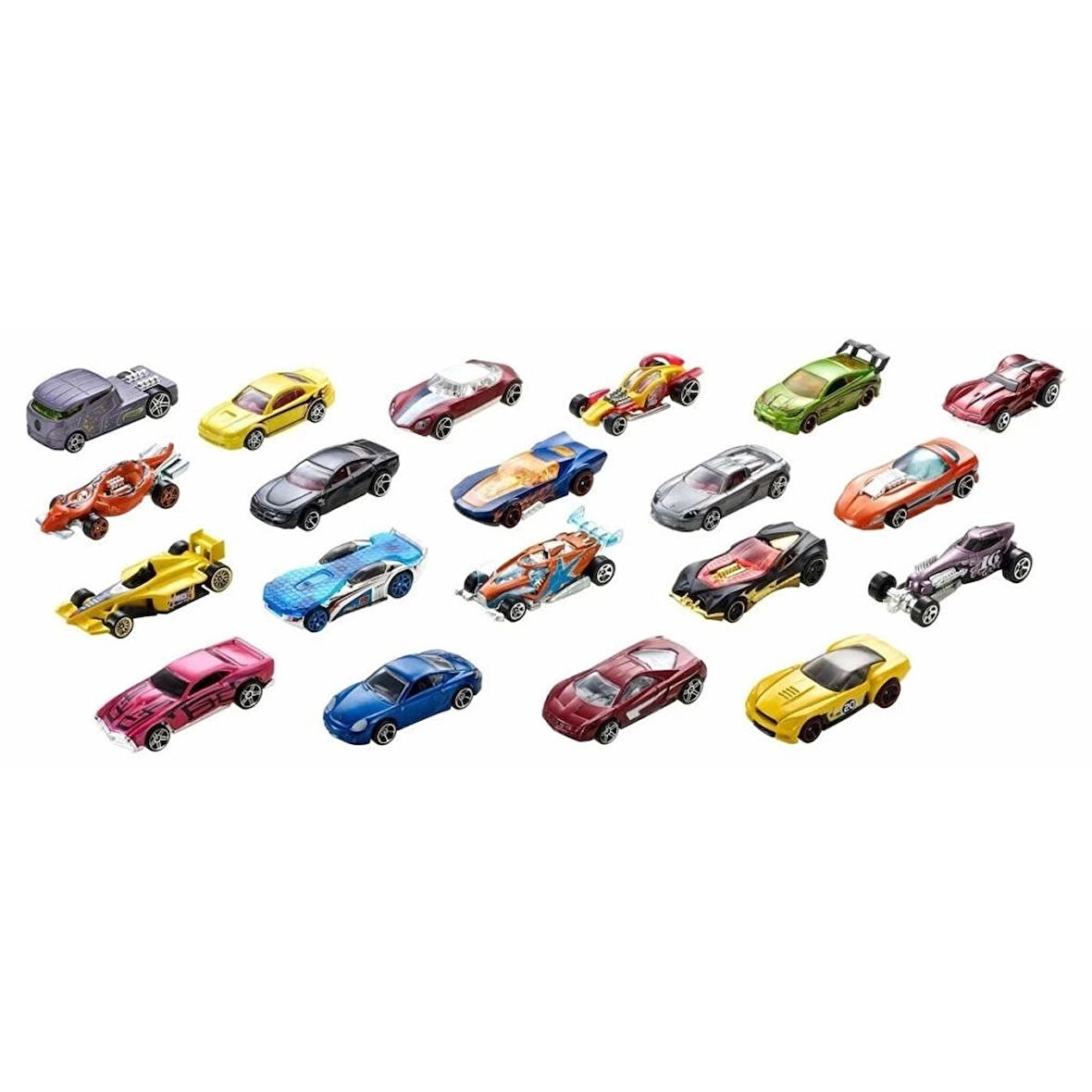 CEYLAN ADAM   Hot Wheels 20'li Araba Seti