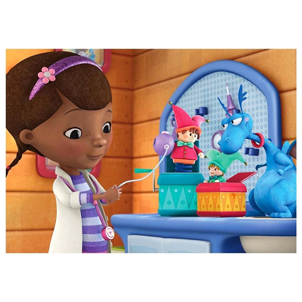 CEYLAN ADAM   KS Doc McStuffins 100 Parça Puzzle