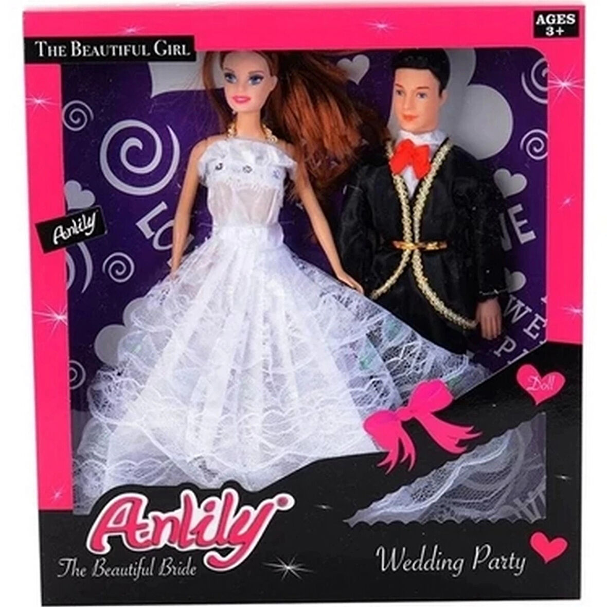 CEYLAN ADAM   Anlily Gelin ve Damat Bebekler