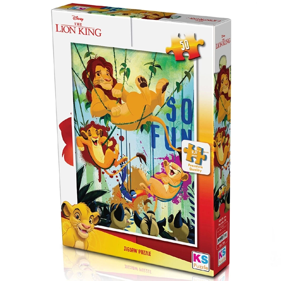 CEYLAN ADAM   KS Lion King 50 Parça Puzzle