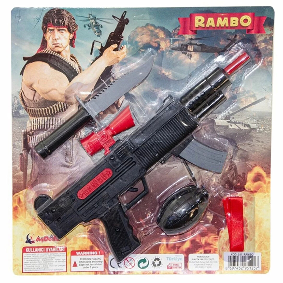 CEYLAN ADAM   Kartela Rambo Oyun Seti