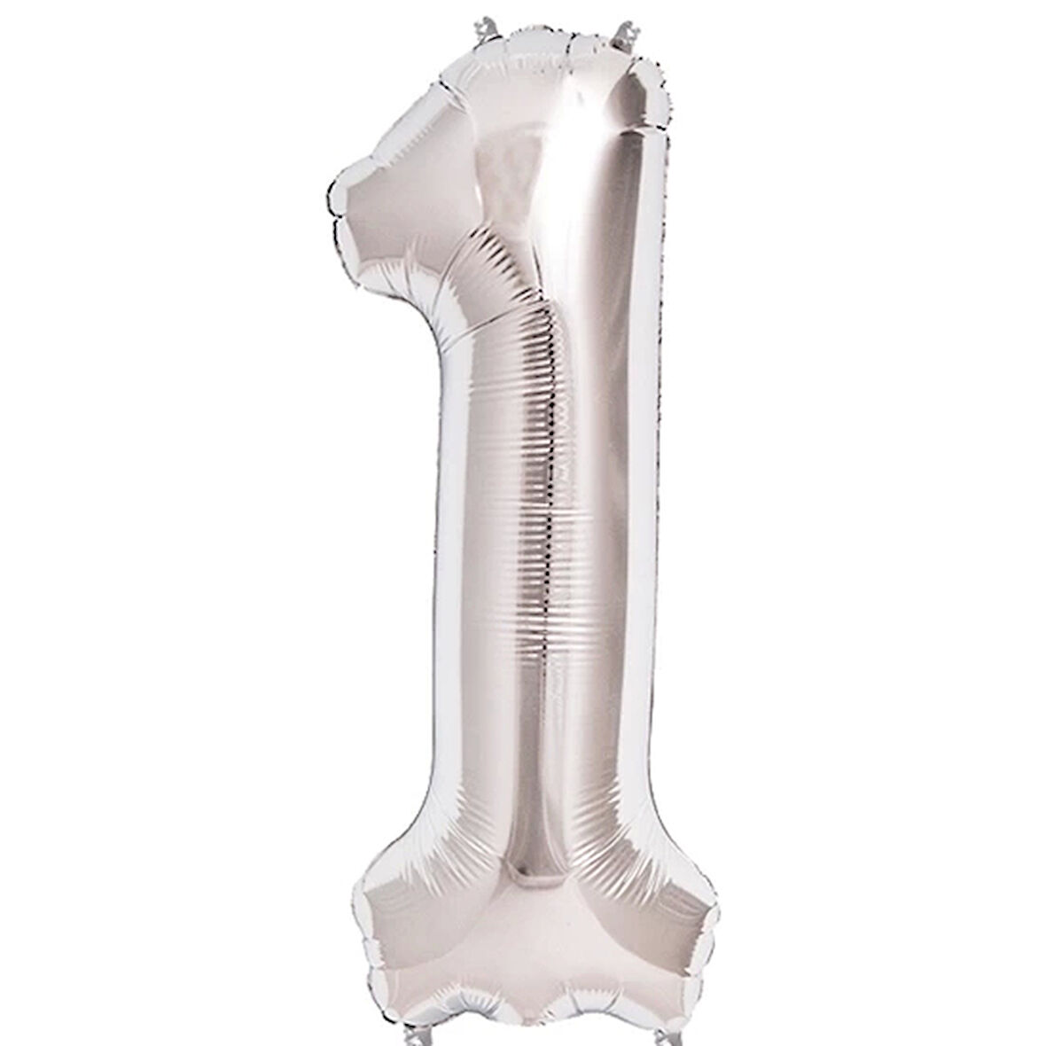 CEYLAN ADAM   1 Rakam Folyo Balon Gümüş  40 inç