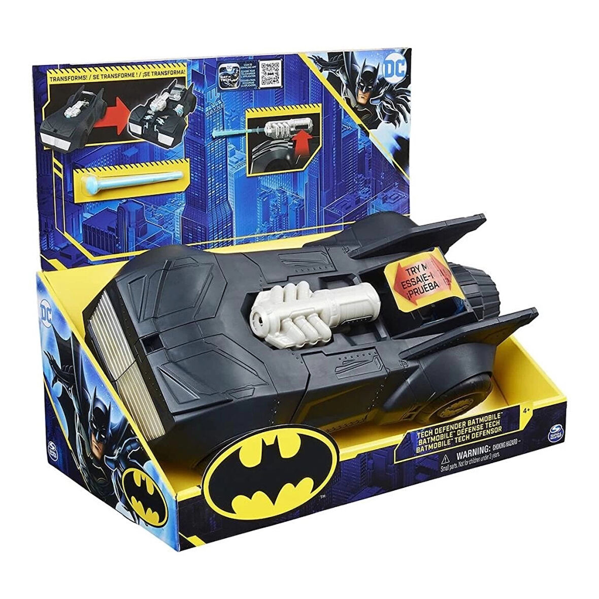 CEYLAN ADAM  037676 DC Comics Tech Defender Batmobil -Spinmaster