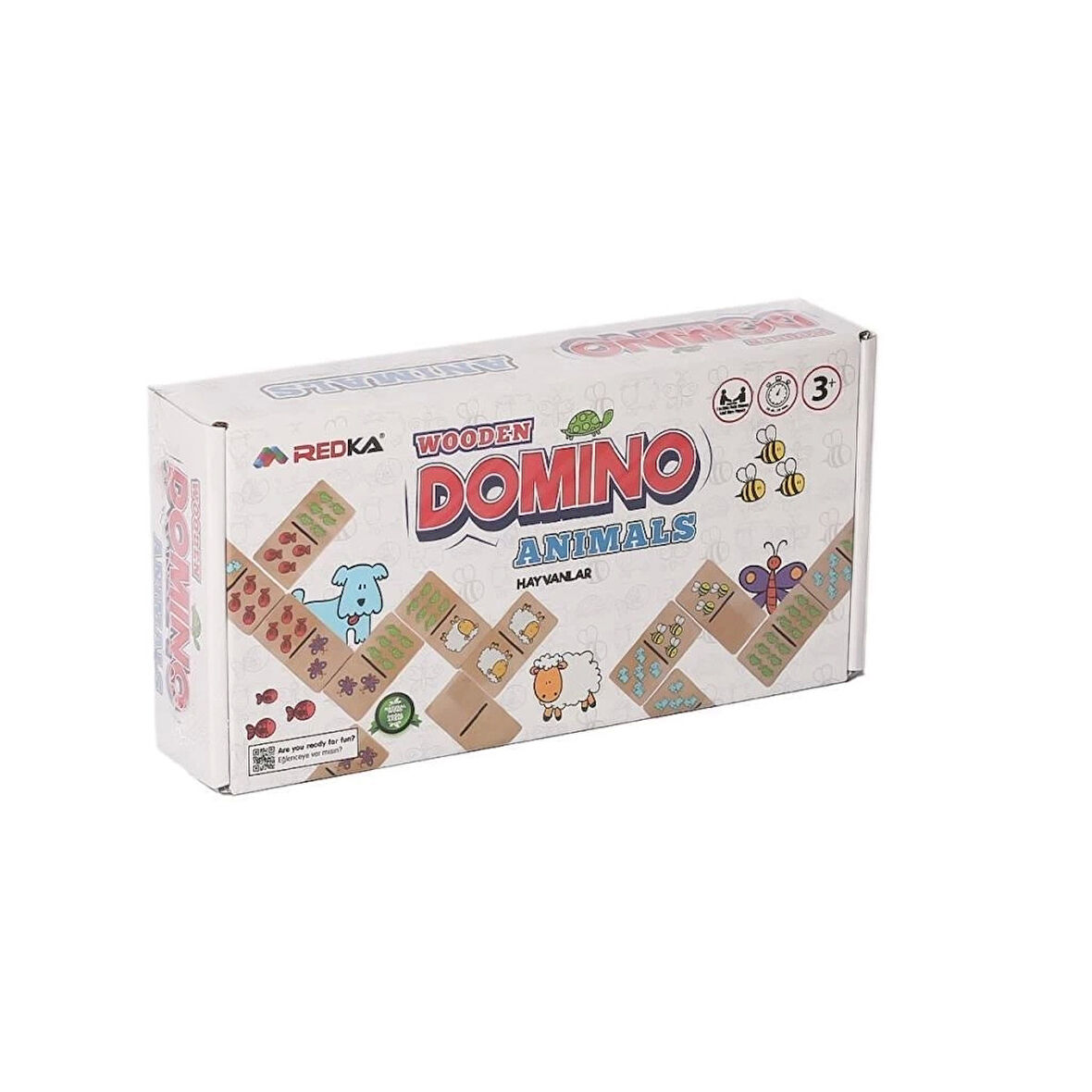 CEYLAN ADAM   RD5648 Ahşap Domino Animals -Redka
