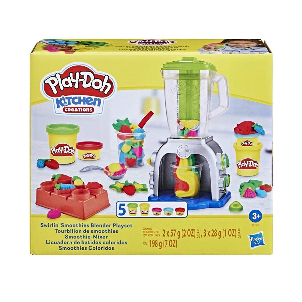 CEYLAN ADAM   F9142 Play-Doh Eğlenceli Smoothie Mikserim Oyun Seti +3 yaş