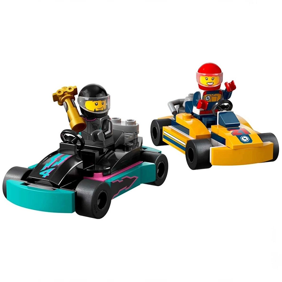 CEYLAN ADAM   LEGO City Go-Kartlar ve Yarış Sürücüleri 60400