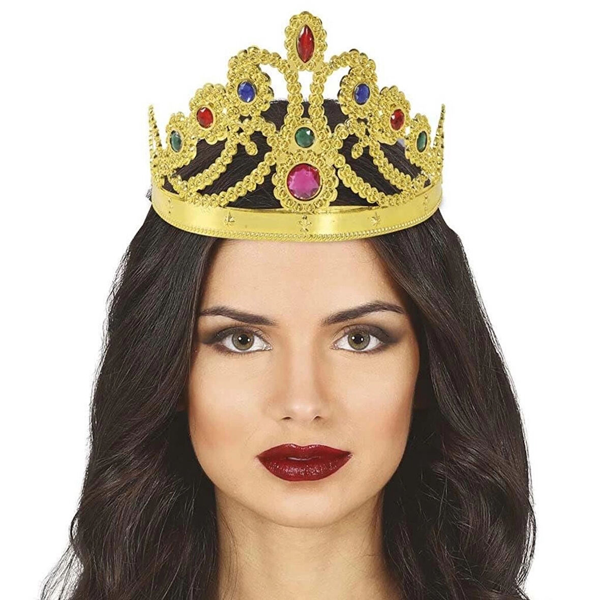 CEYLAN ADAM   AltınRenkPlastikPrensesTacıKraliçeTacı60cm