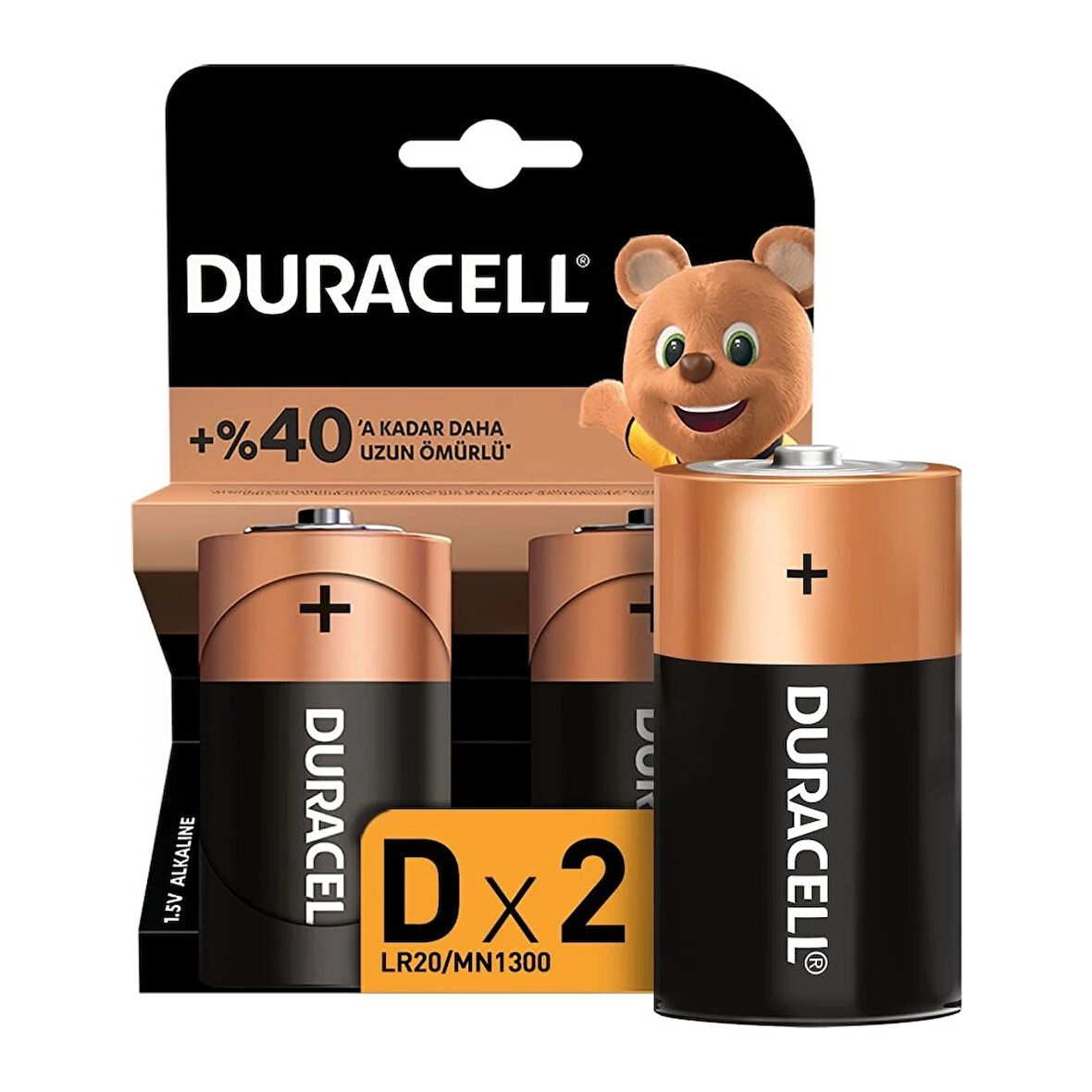 CEYLAN ADAM   Duracell Basic D Boy Pil 2Li
