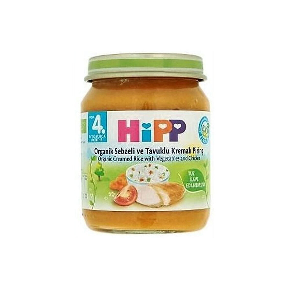 CEYLAN ADAM    p Organik Sebze ve Tavuklu Kremalı Pirinç 125 Gr