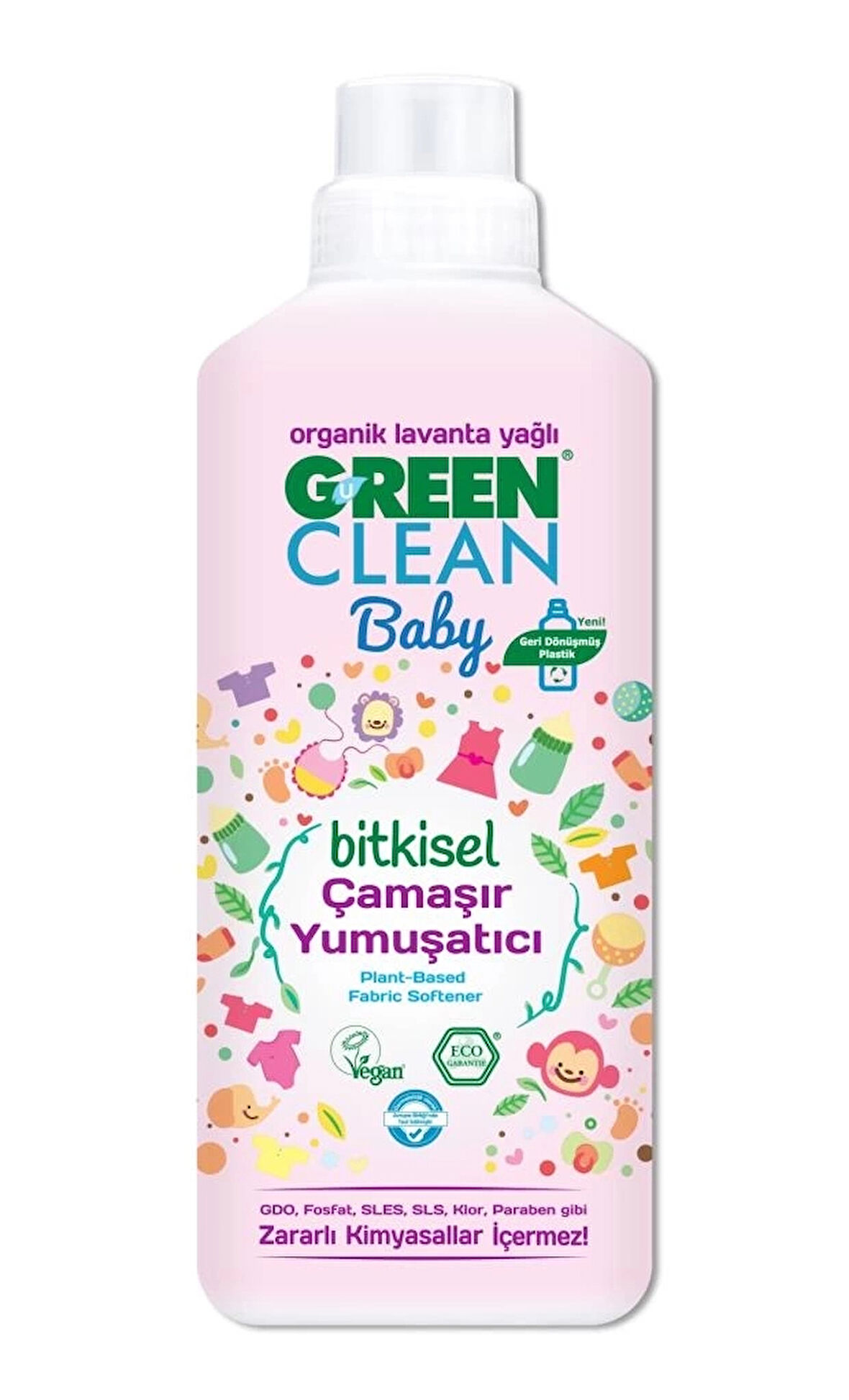 CEYLAN ADAM   Green Clean Baby Bitkisel Çamaşır Yumuşatıcı 1000 ml