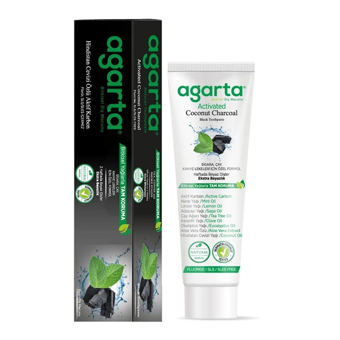 CEYLAN ADAM     Hindistan Cevizi Özlü Aktif Karbon Diş Macunu 100ml