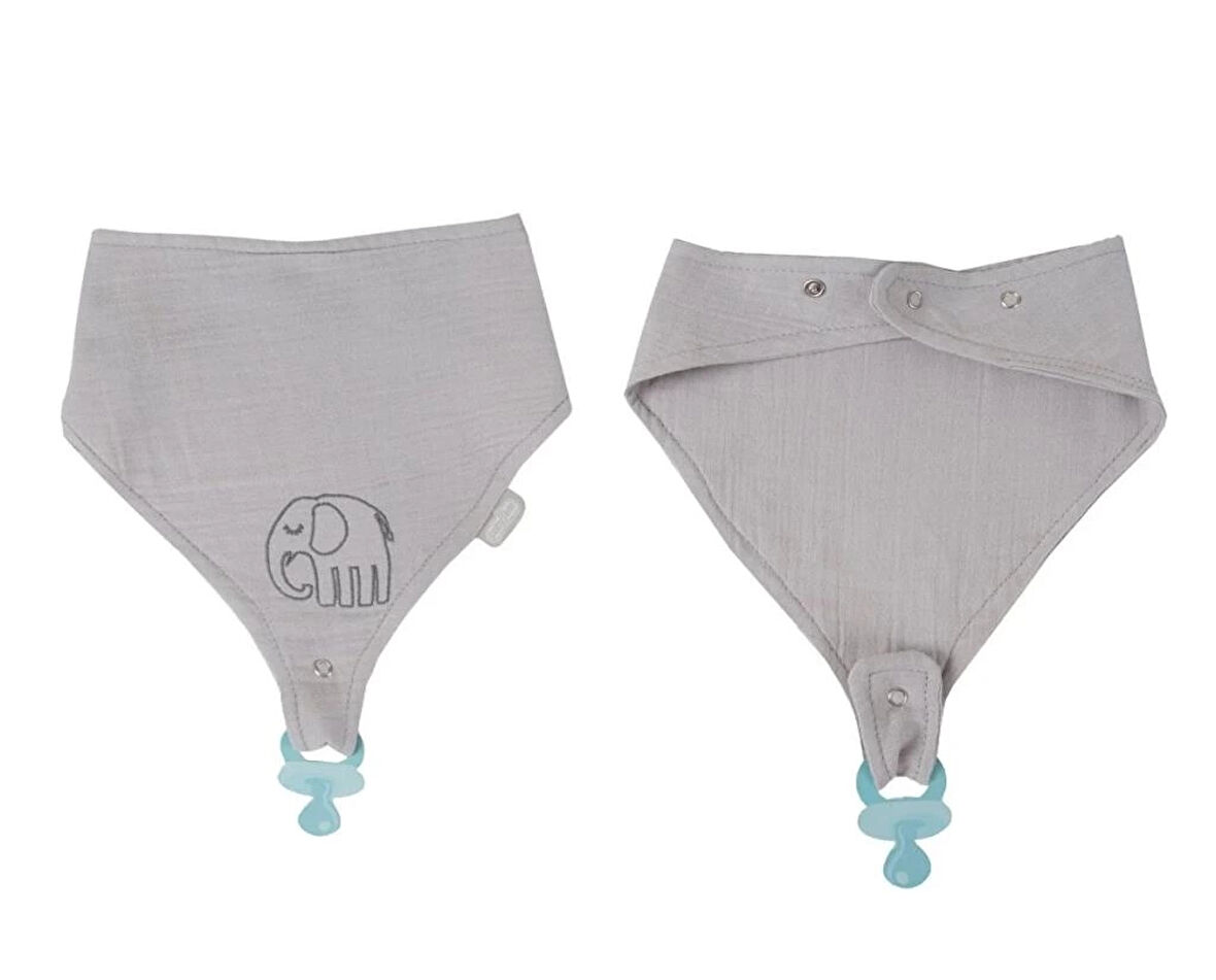 CEYLAN ADAM     Emzik Askılı Müslin Önlük 837 Gri