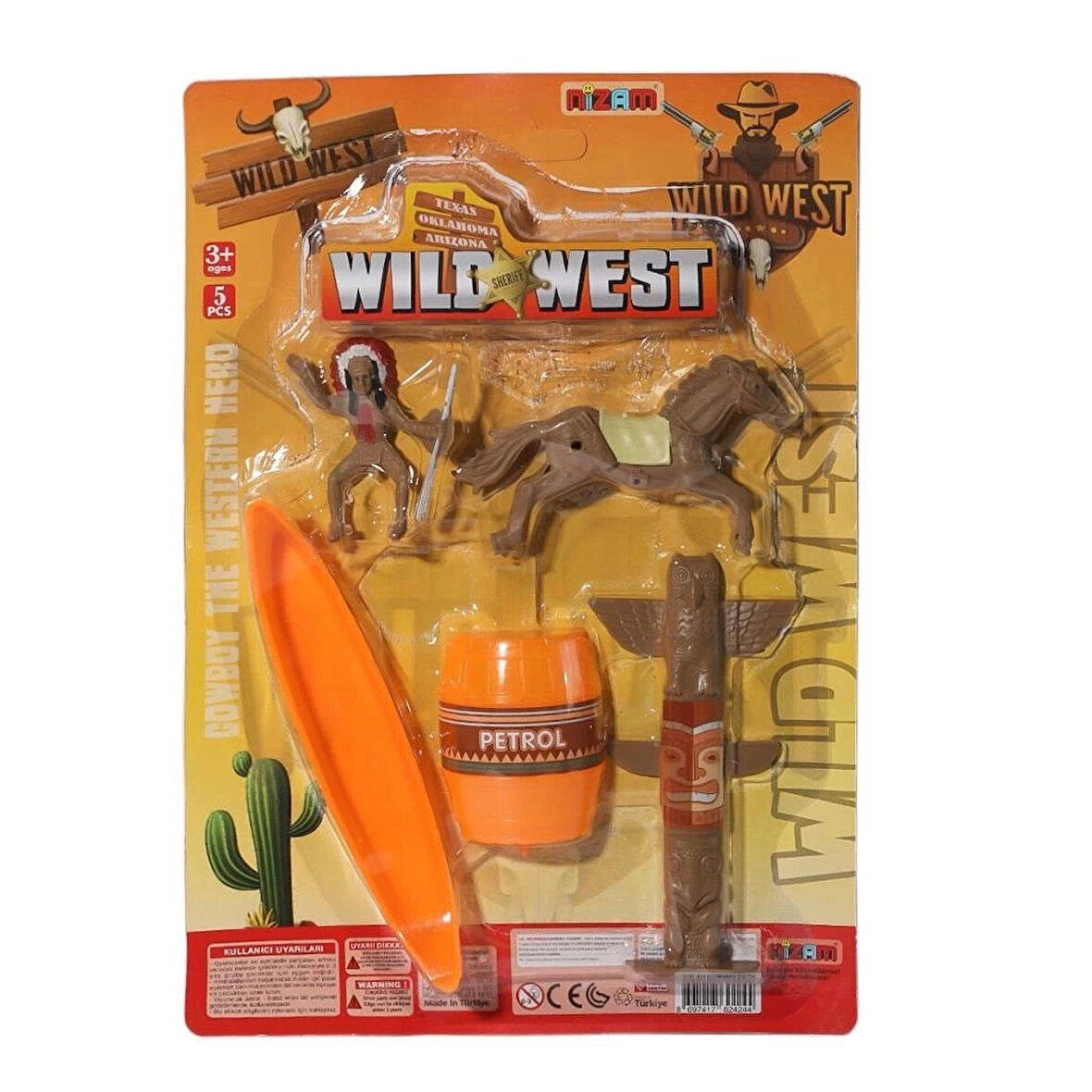 CEYLAN ADAM   NZM-424 Küçük Vahşi Batı Oyun Seti