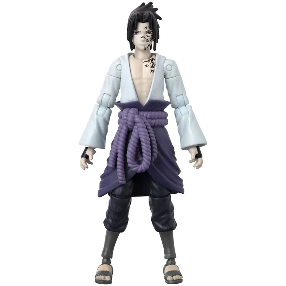 CEYLAN ADAM   Bandai Anime Heroes Naruto Sasuke Uchiha Figür ve Aksesuar Seti 16 cm