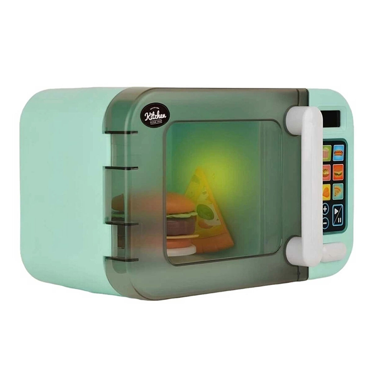 CEYLAN ADAM  Dokunmatik Ekranlı Işıklı ve Sesli Oyuncak Mikrodalga Fırın