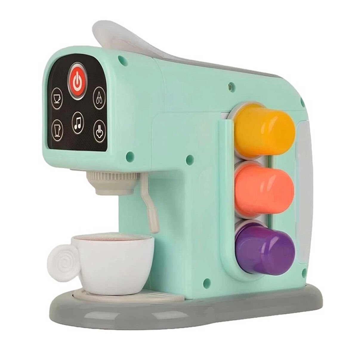 CEYLAN ADAM  Dokunmatik Ekranlı ve Sesli Oyuncak Kahve Makinesi