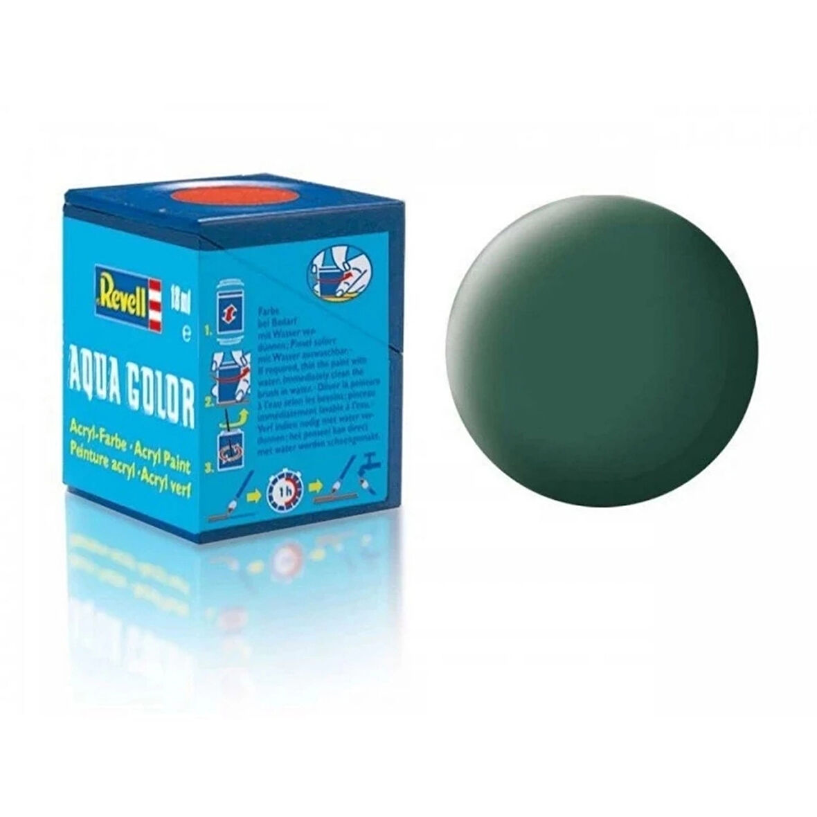 CEYLAN ADAM   Aqua Color Dark Green - Mat Boya - 18 ml