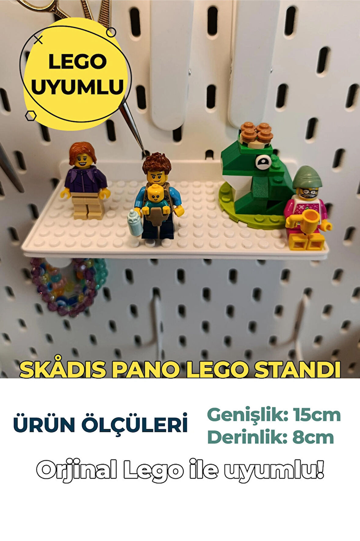 Skadis Çok Amaçlı Pano Uyumlu ve Lego Uyumlu Stand