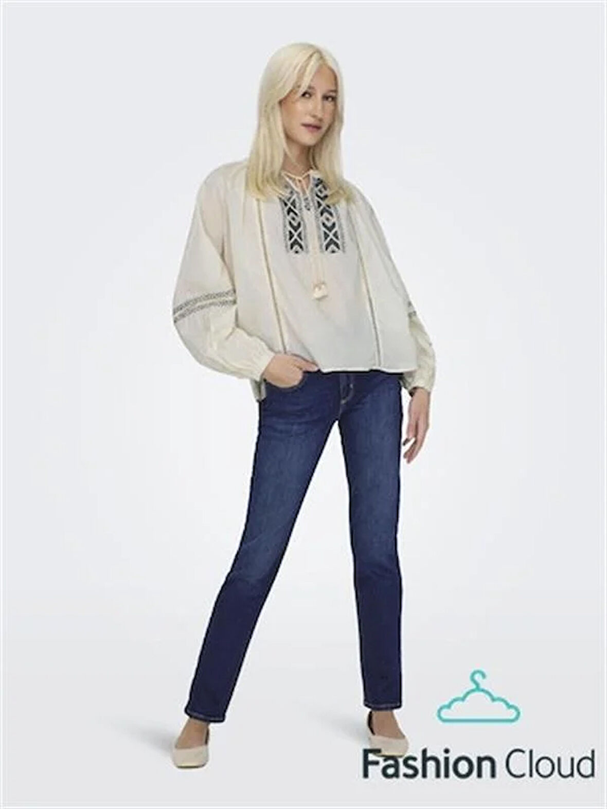 Yüksek Bel Likralı Jean 15311966