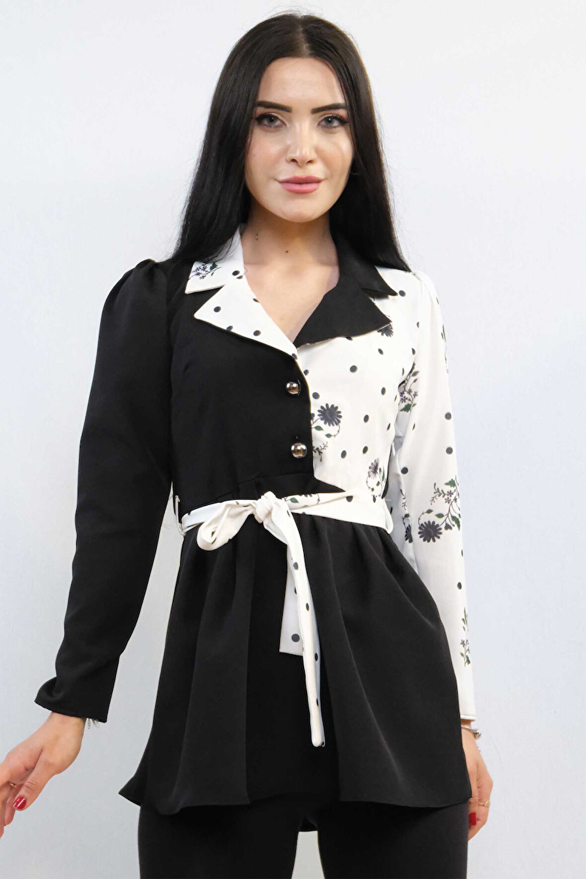 Ceket Model Bluz Siyah