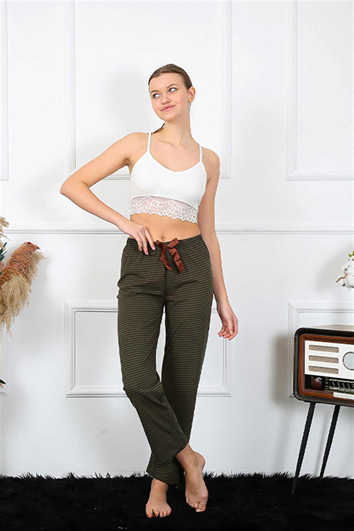 Kadın Pamuklu Alt Pijama 27464