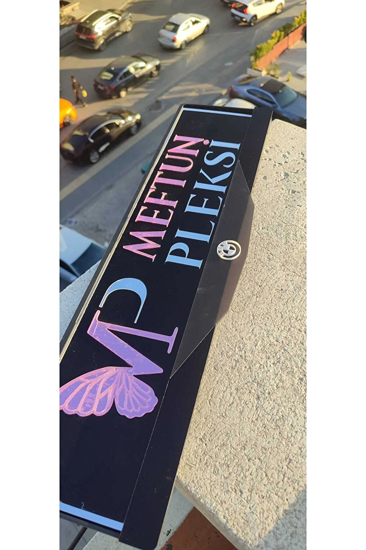 BMW Model Uyumlu Mat Pleksi Plakalık