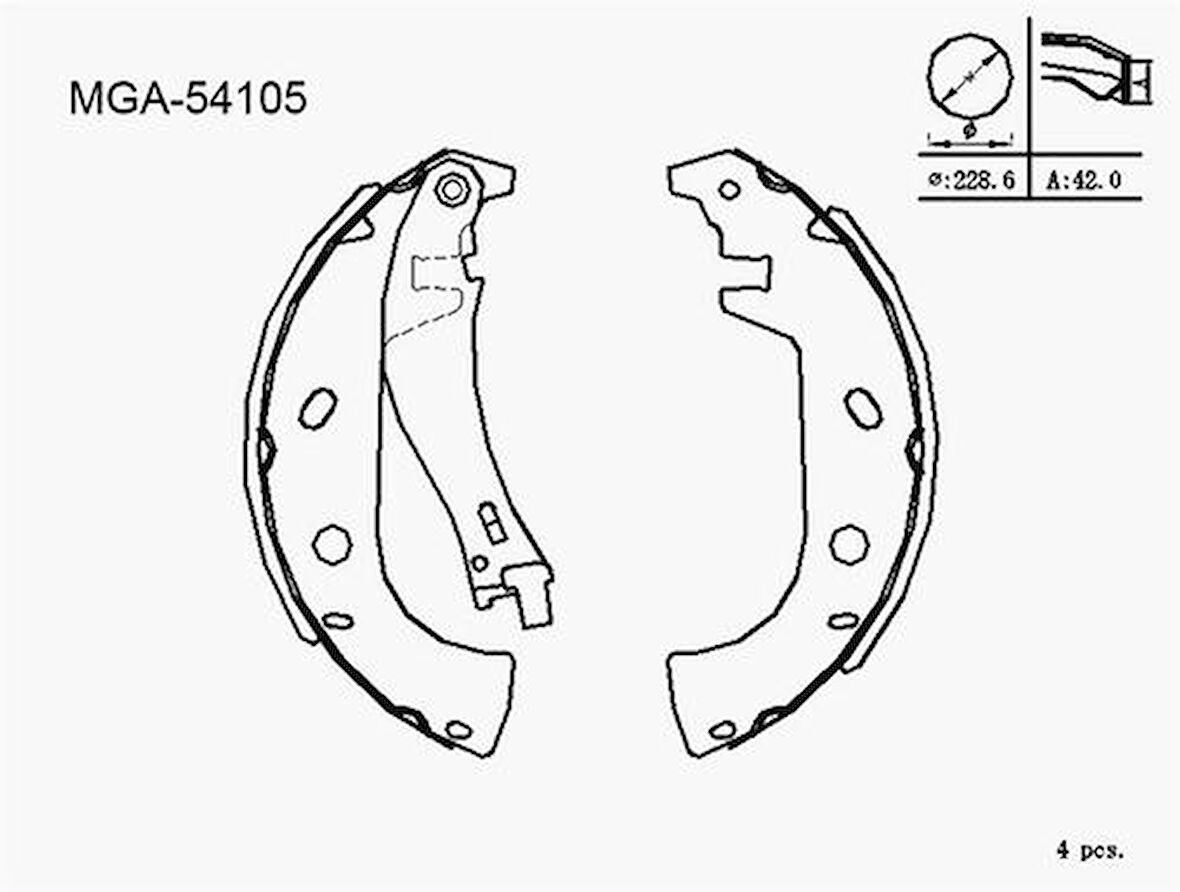 MGA 54105 Kampana Balata Levyelı Palio Marea Weekend 96-01 77362284