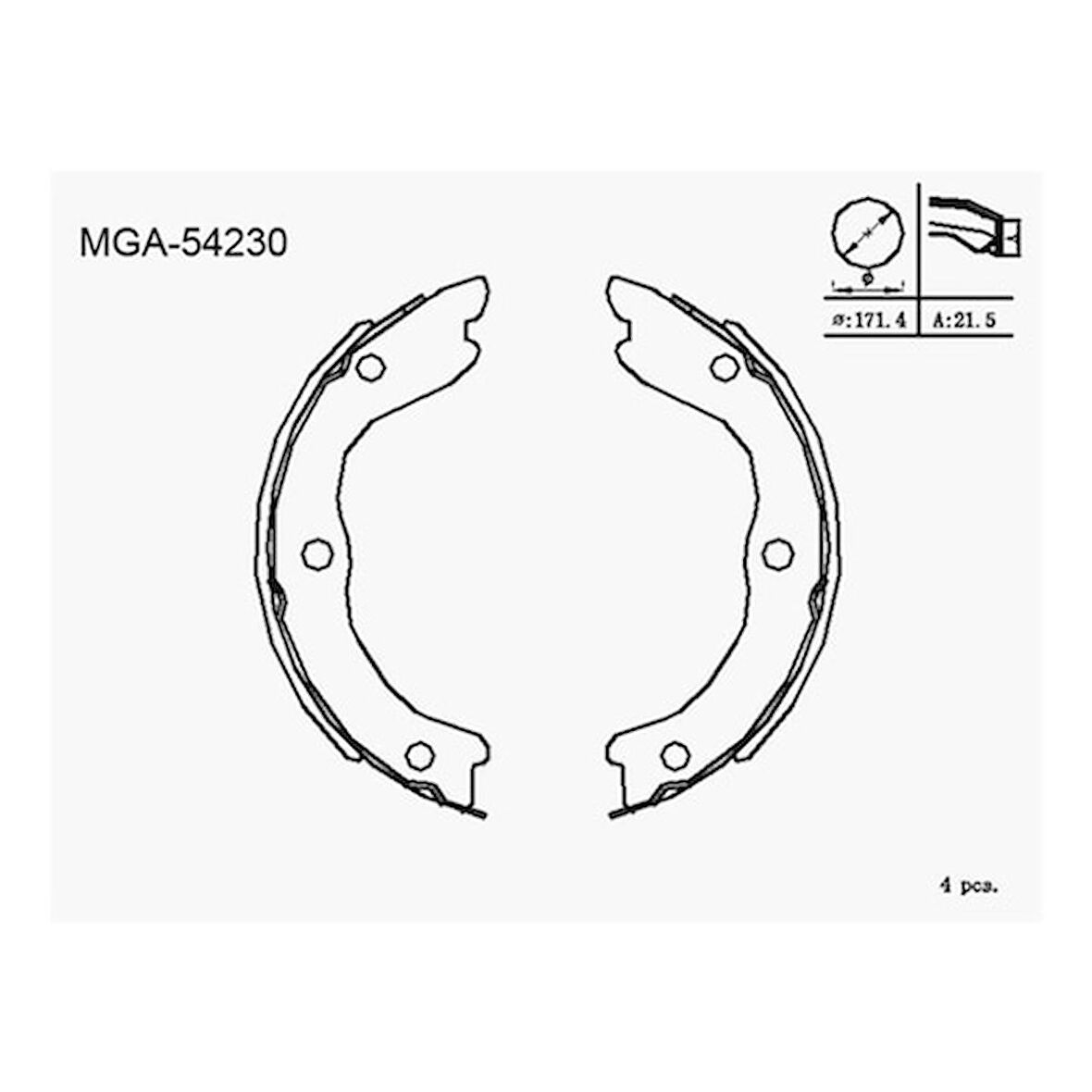 El Fren Balatası X-trail 2001-2007 T30 Kasa