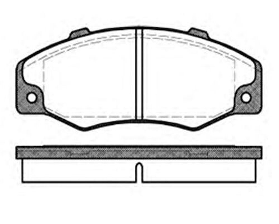 MGA 55132 Ön Fren Disk Balata WVA 21016 21086 21087 Renault 21-Concorde 7701203069