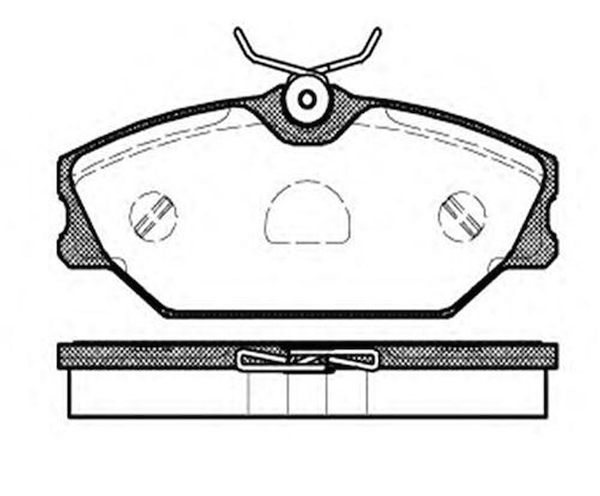 MGA 55142 Fren Balatası Ön Fişsiz Laguna I Megane I Scenic I 410607125R