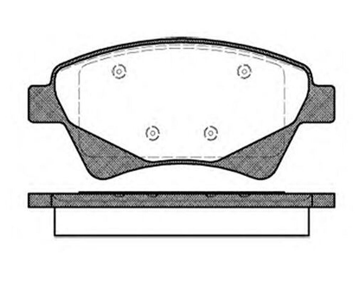 MGA 55151 Fren Balatası Ön WVA 23930 Megane II 1.6 1.5 DCI 2.0 16V Coupe-Cabriolet 410608713R
