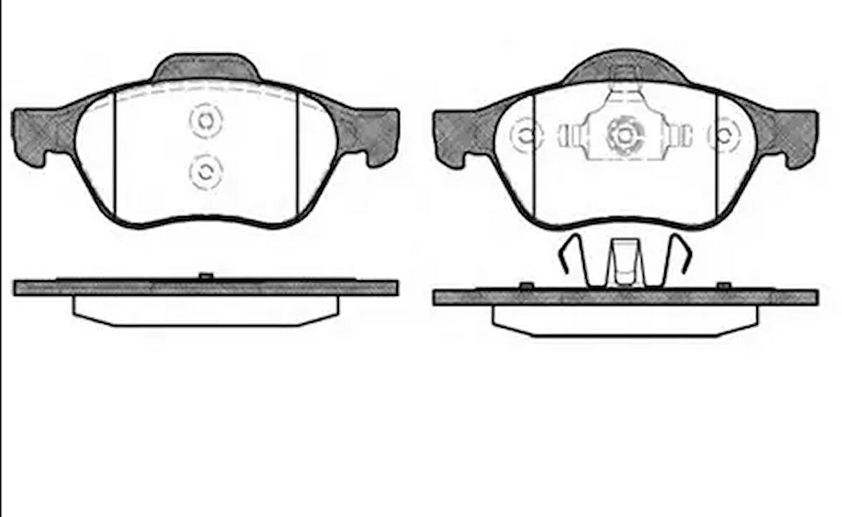 MGA Fren Balatası On Wva 23215 ( Renault : Megane 2 2005 -- Ym. -Laguna Iı 15 Jant