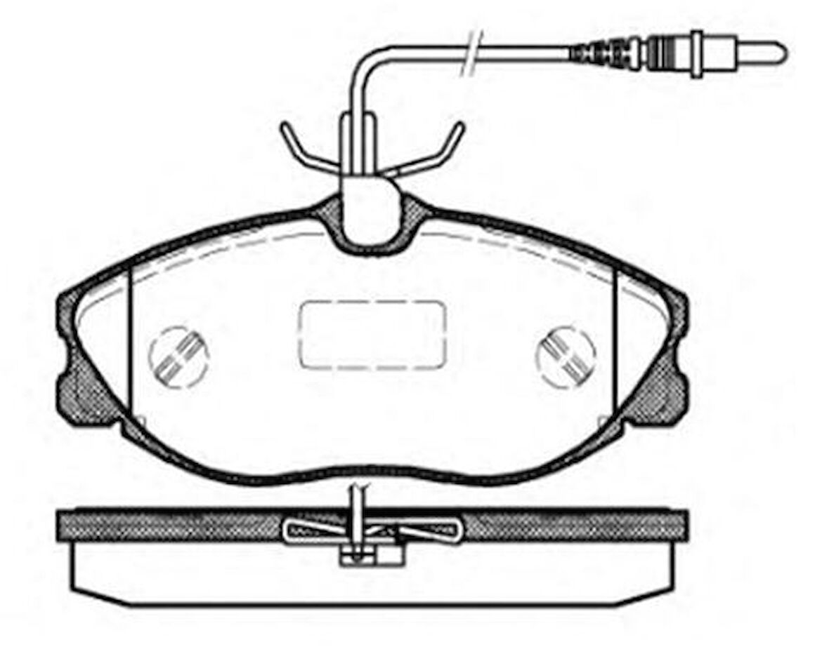 MGA 55162 Ön Fren Disk Balata WVA 21672 21674 21886 P306 406 2.1 4251.32