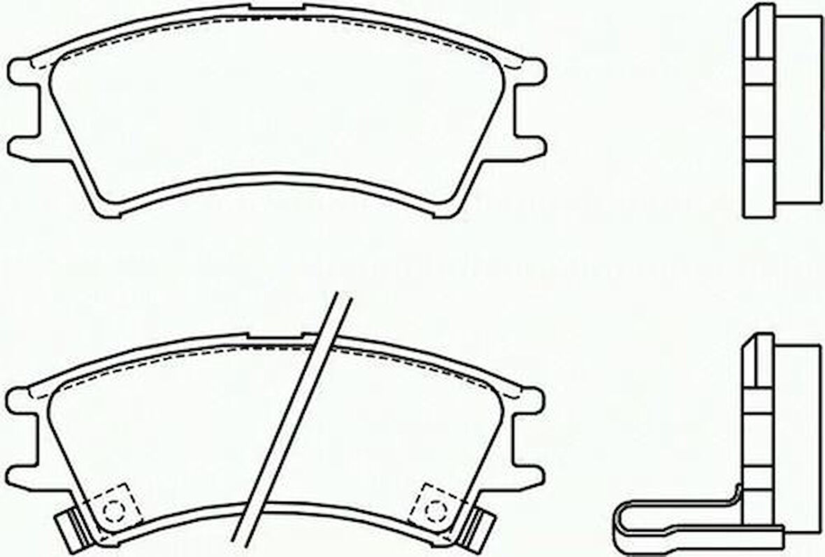 MGA 55223 Balata Fren Ön-Atos 99-04 5810102A00