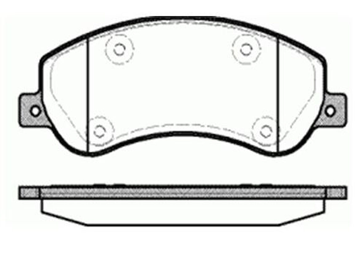 MGA 55259 Ön Fren Disk Balata Fişli Transit V347 06-Volkswagen Amarok 9 6C112K021AC