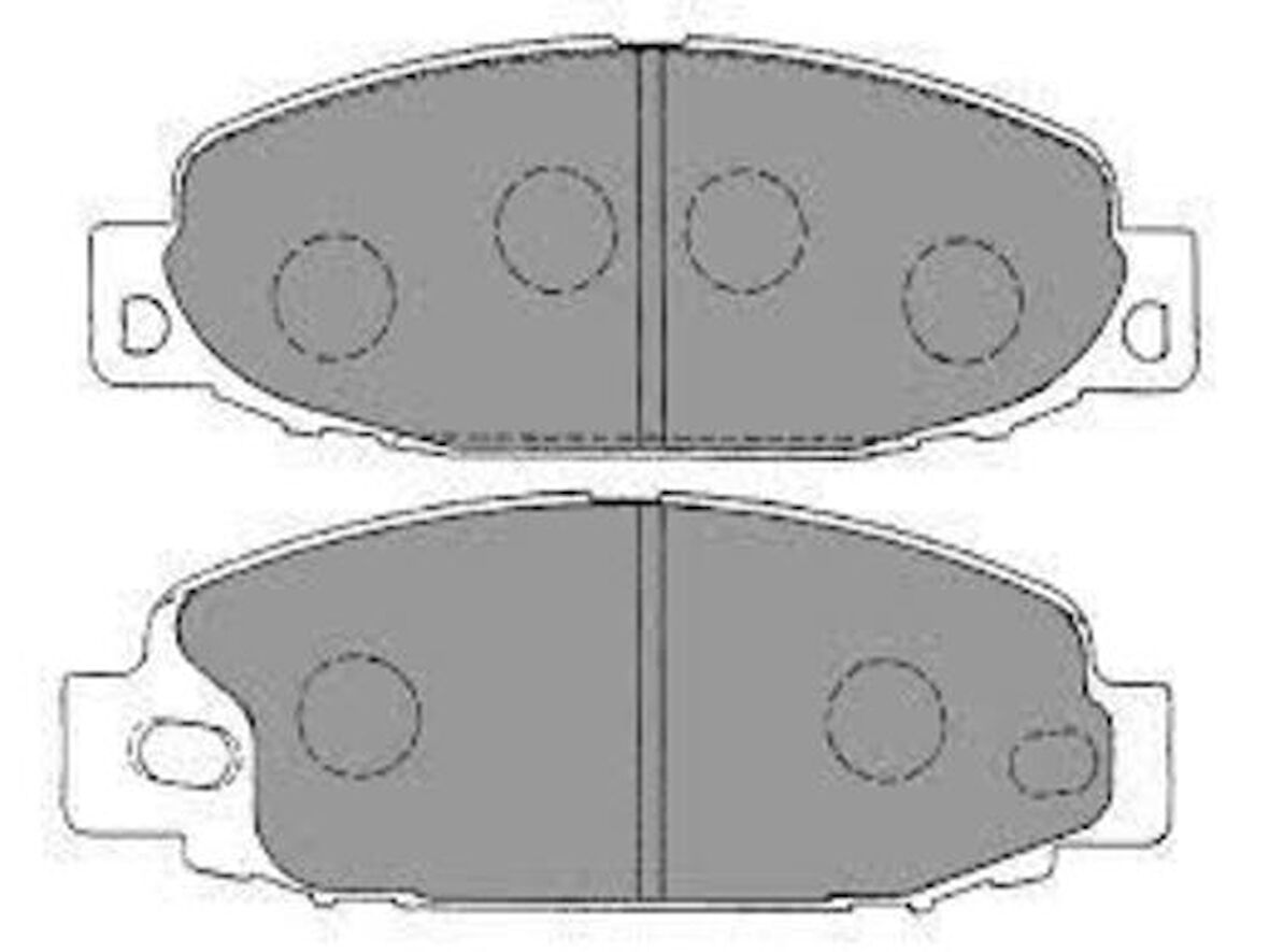 MGA 55301 Balata Fren Ön-Mitsubishi Canter-519 03-07 4Lu MC894597