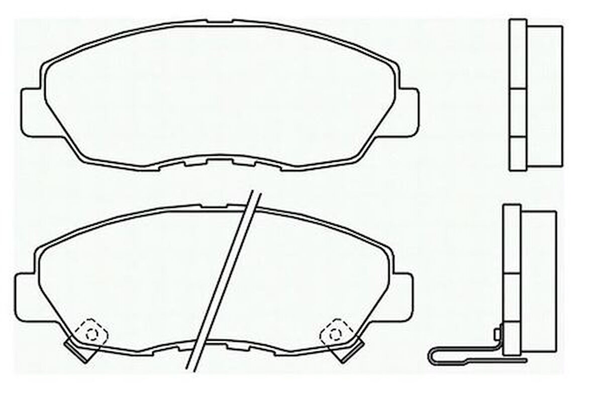 MGA 55306 Balata Fren Ön-Honda Accord 90-97 45022SM4A00