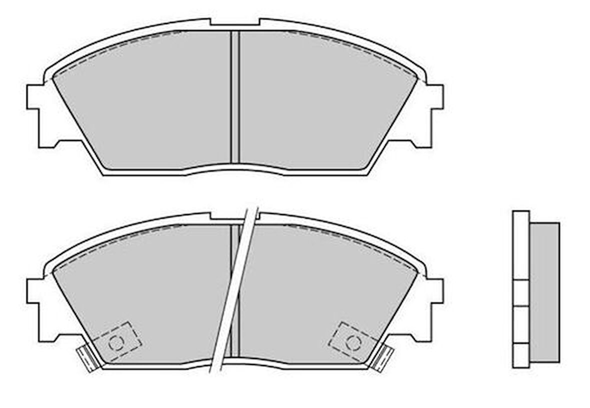 MGA 55315 Balata Fren Ön-Honda CRX 88-90 45022SH3932