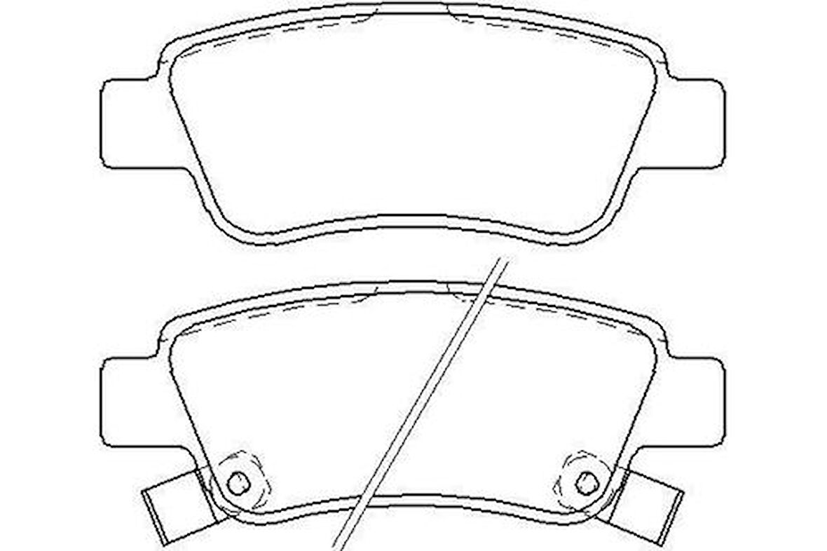 MGA 55328 Fren Balatası Arka Honda CRV 2.0 VTEC 2007-2012 CRV 1.6 2012- 43022SWWG02