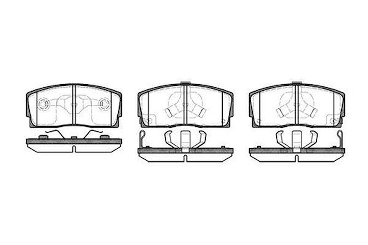 MGA 55365 Balata Fren Ön-Daihatsu Applause 90-95 449187708000