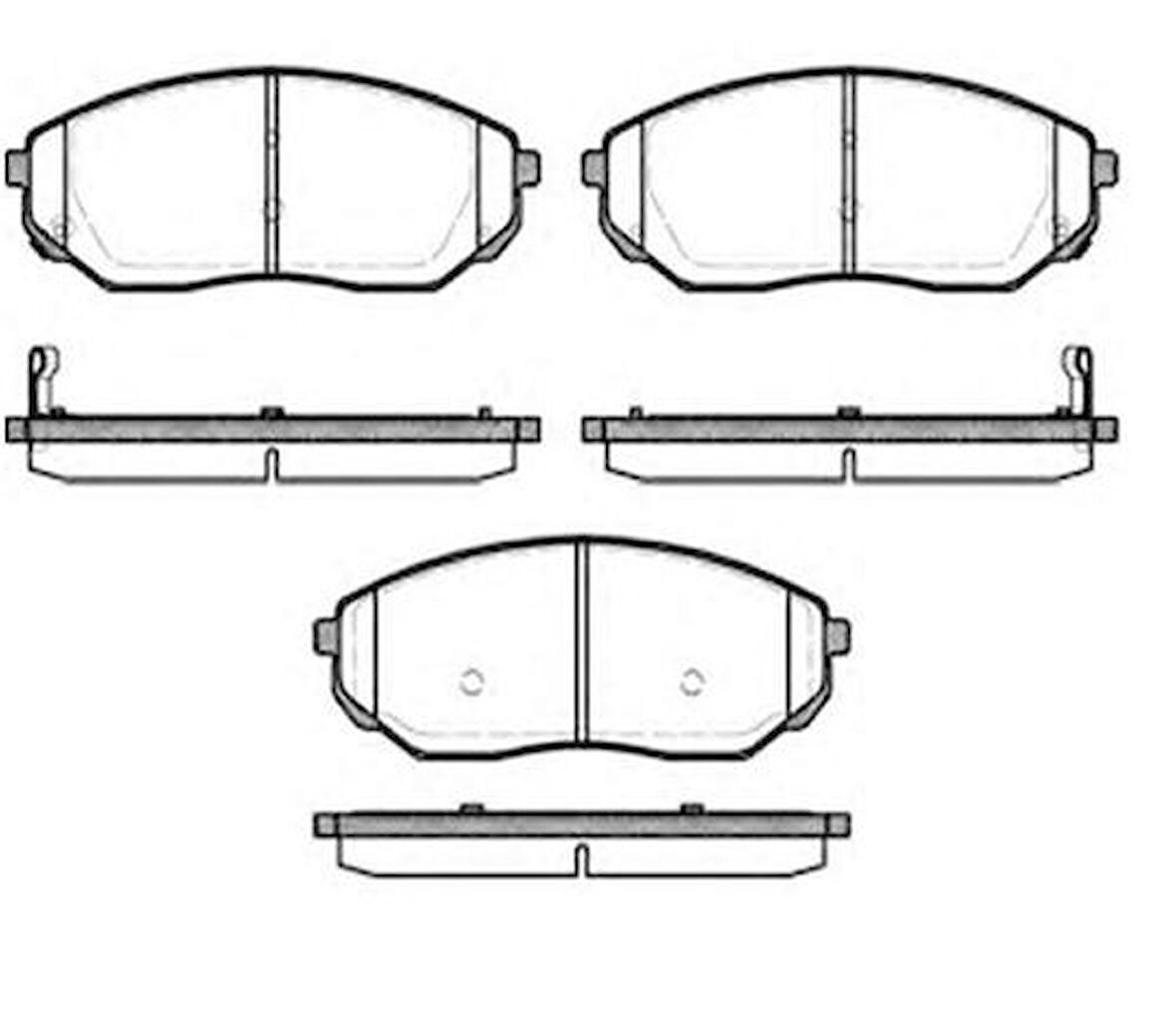 MGA 55379 Balata Fren Ön-Sorento 02-9 581013EE00