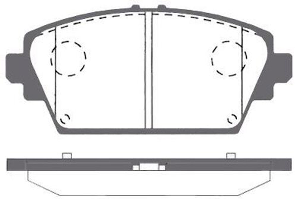 MGA 55408 Balata Fren Ön-Nissan Primera-P12 03-10-Honda Accord 98-02 41060AV125