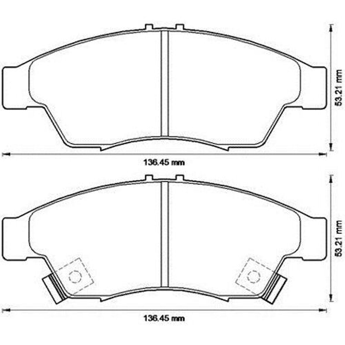 MGA 55442 Balata Fren Ön-Suzuki Liana 02-11 5581054G61000